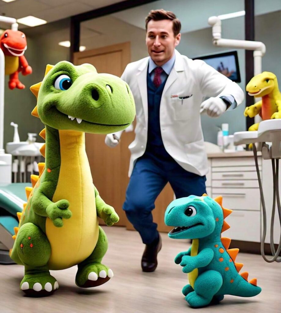 A Visit to the Dino Dentist, a story for kids