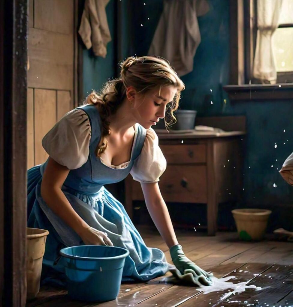 Cinderella had to do the entire work of home 