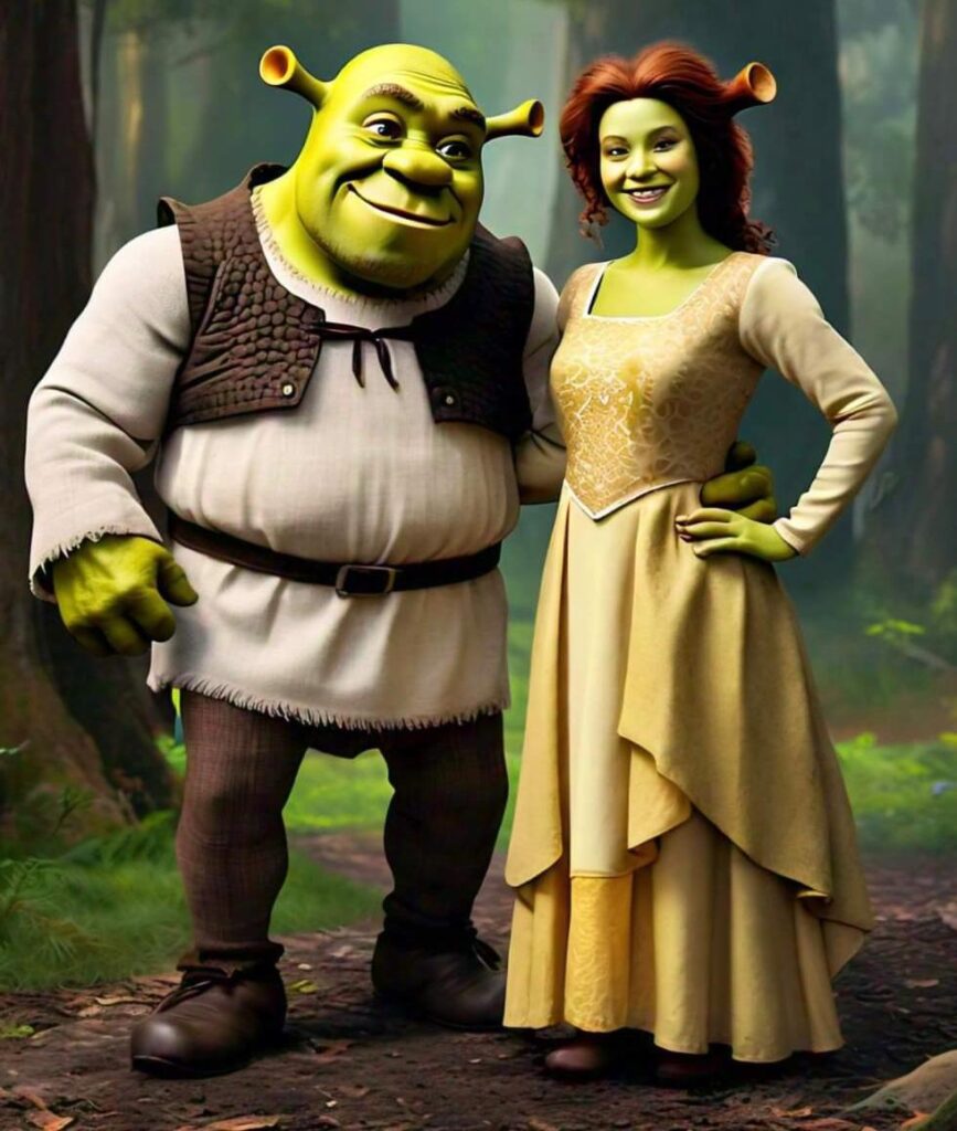 Shrek and Fiona lived lived happily after