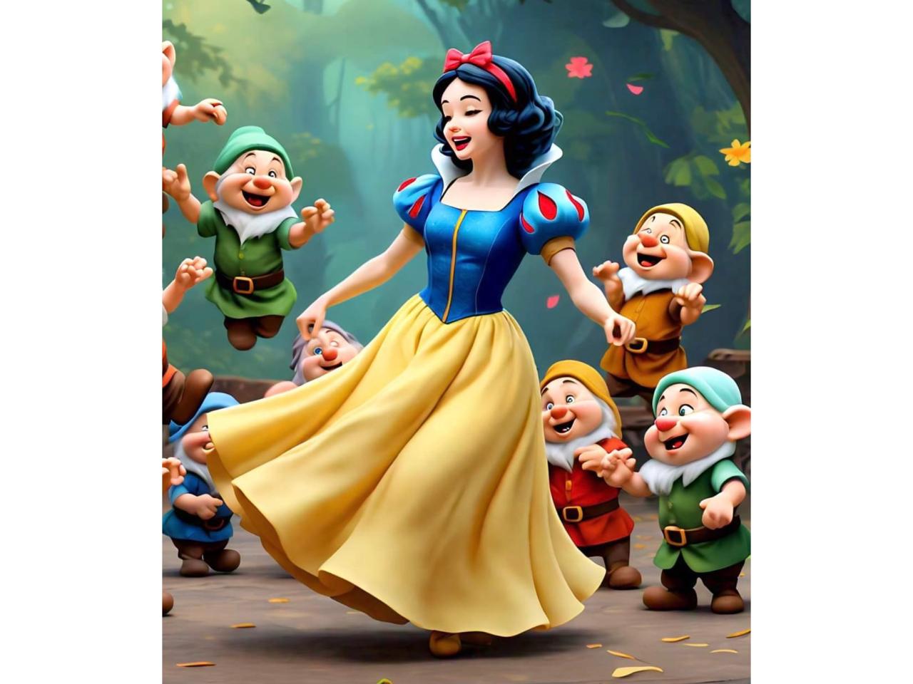 Snow White and the Seven Dwarfs famous bedtime story free online