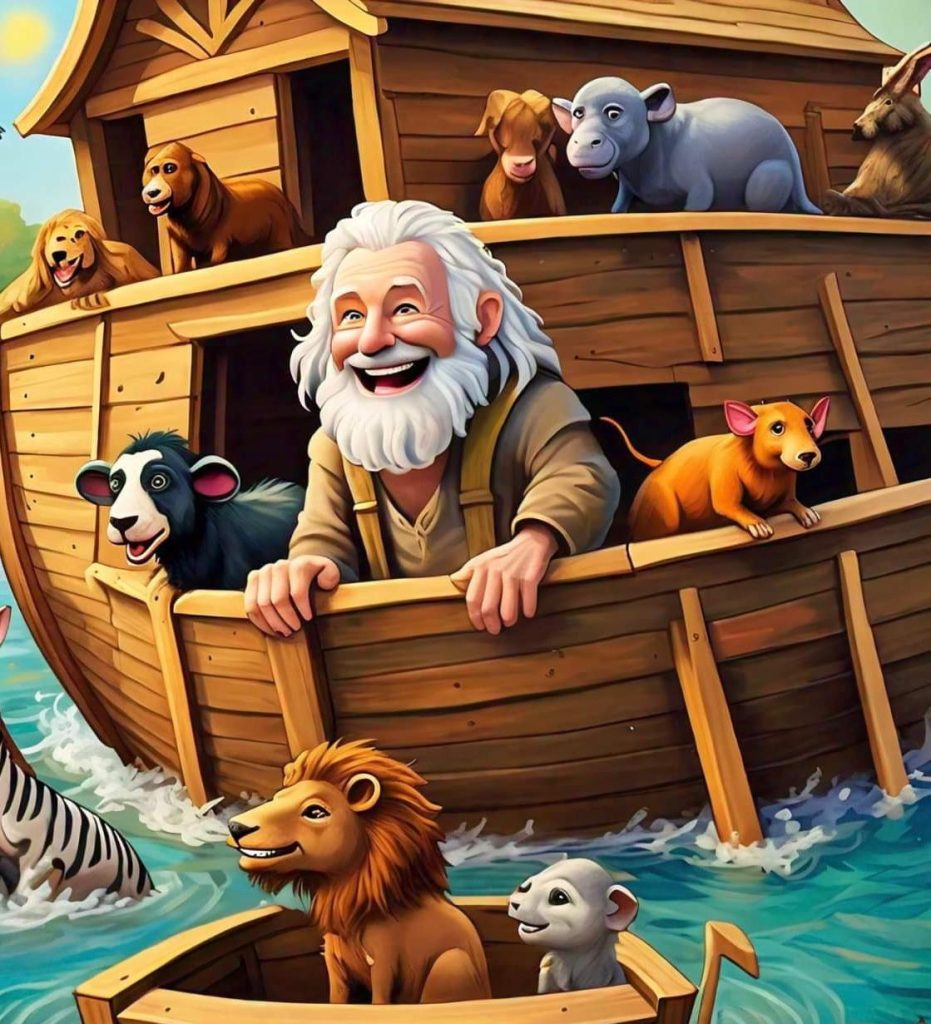 Noah knew that the water was going down, A Christian bedtime story for kids