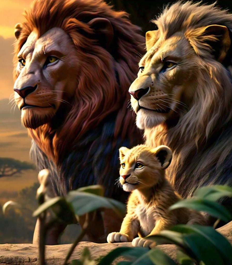 Simba, was born, and the animals gathered to celebrate the future king a bedtime story for kids