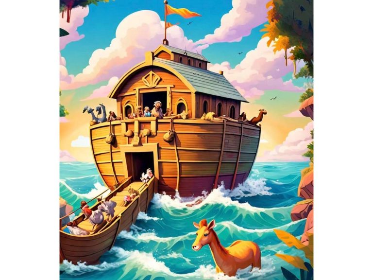 The Story of Noah’s Ark, A Bible Bedtime Story for Kids