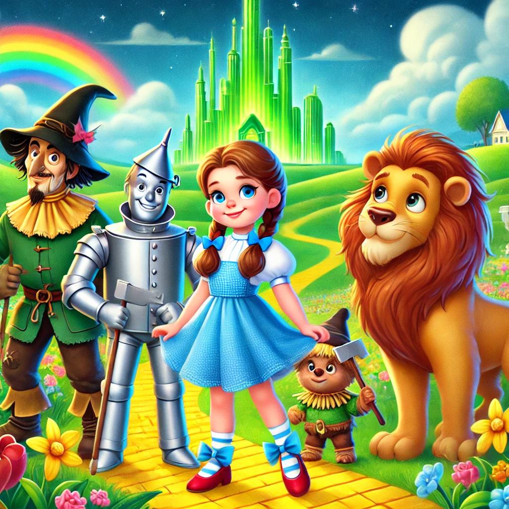 A bedtime story for kids, the wonderful wizard of Oz