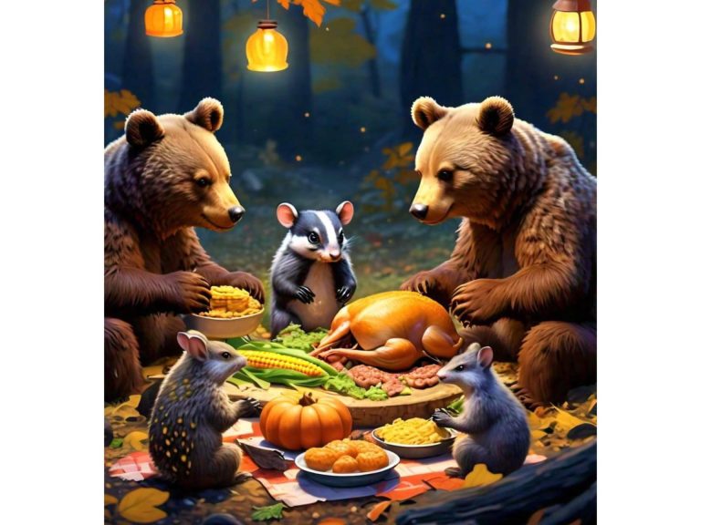 Bear Says Thanks, A Thanksgiving Story for Kids