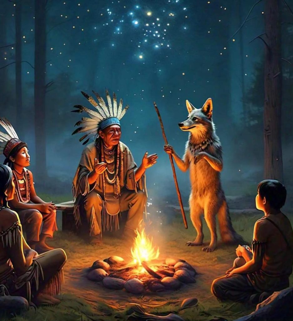 Coyote’s Trick, A native American bedtime story for kids 