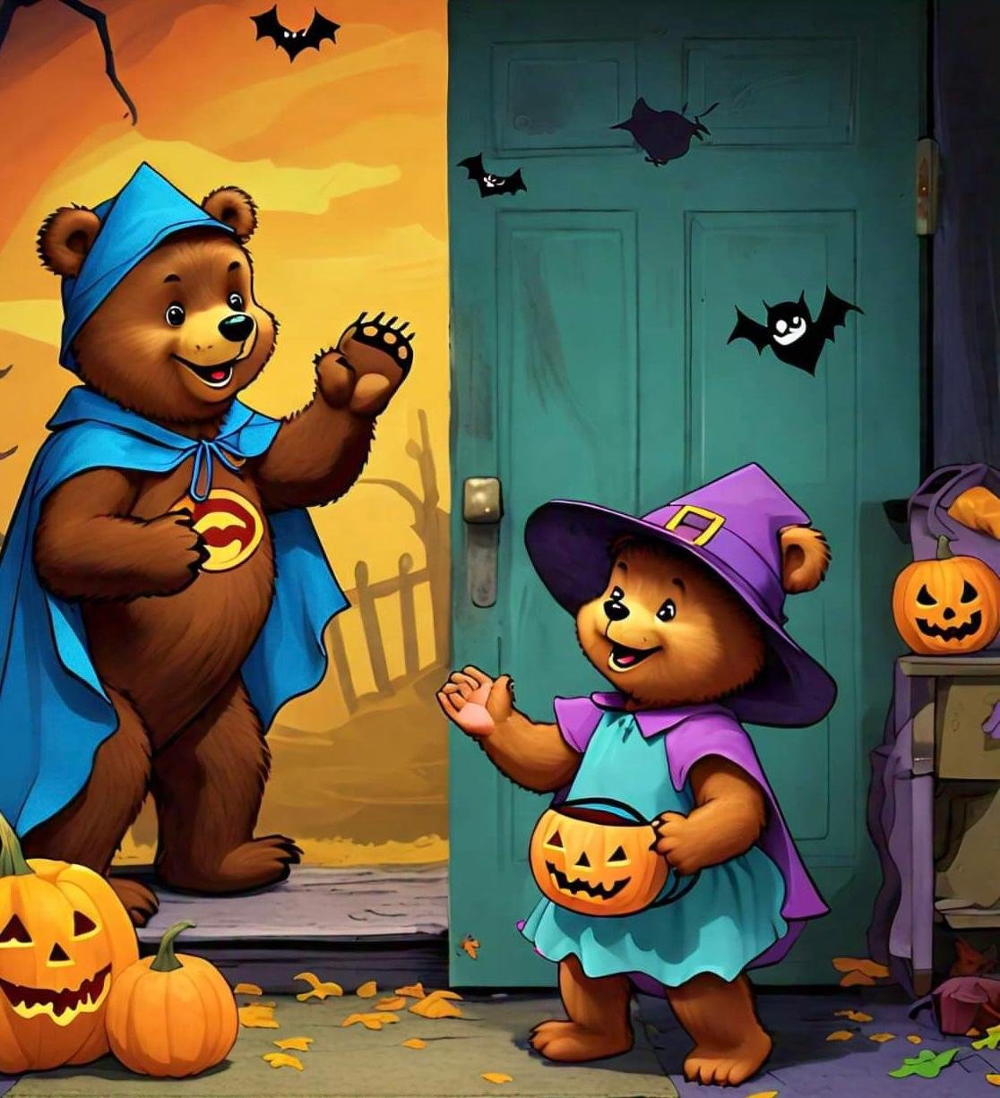 The Berenstain Bears Trick or Treat | A Halloween Story for Kids with Audio