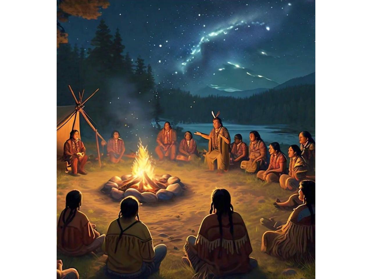 How the Stars Fell Into the Sky | Native American Bedtime Story for Kids