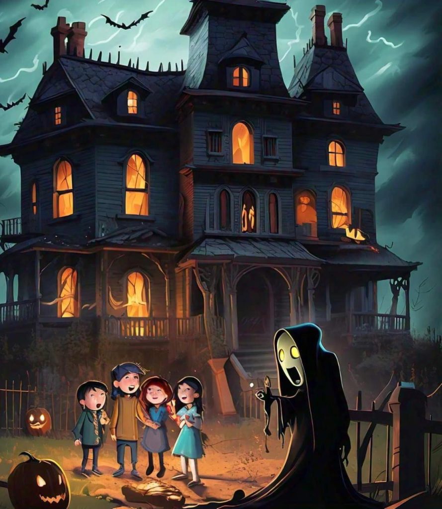 The Haunting Figure, a Halloween story for kids