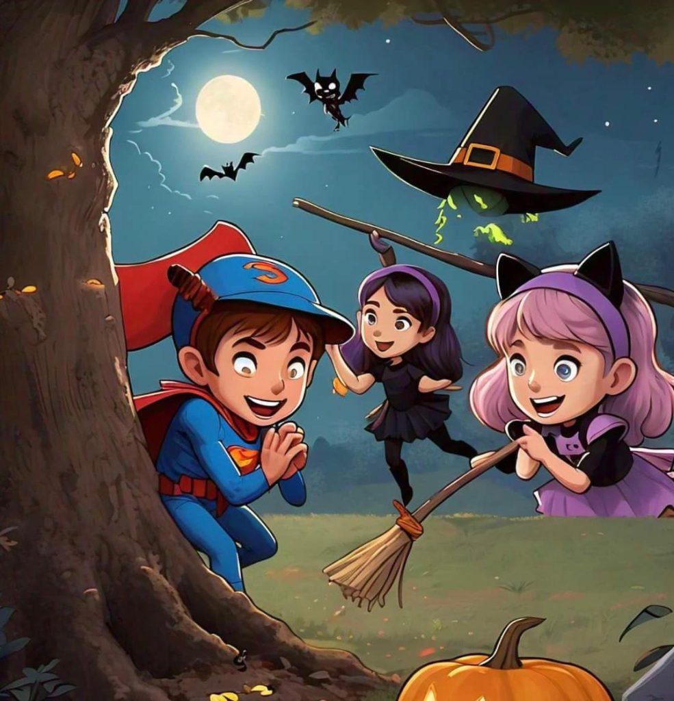 The Witch's Tricks, A Halloween story for kids.