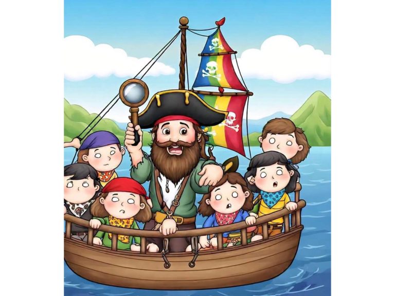 Captain Jack's Sleepy Pirate Crew, A Fun and Whimsical Bedtime Story for Kids