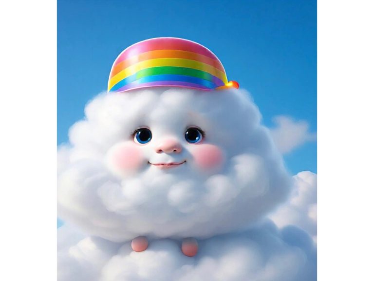 The Little Cloud Who Wanted to Be a Rainbow.