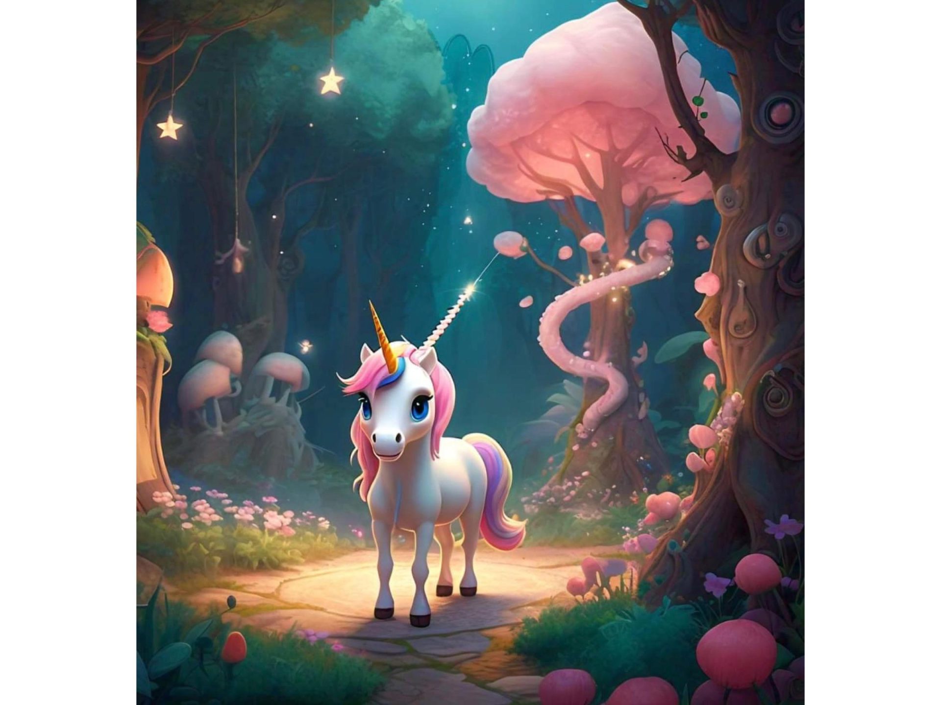 The Lost Unicorn in Dream Land, A Thanksgiving Story for Kids.