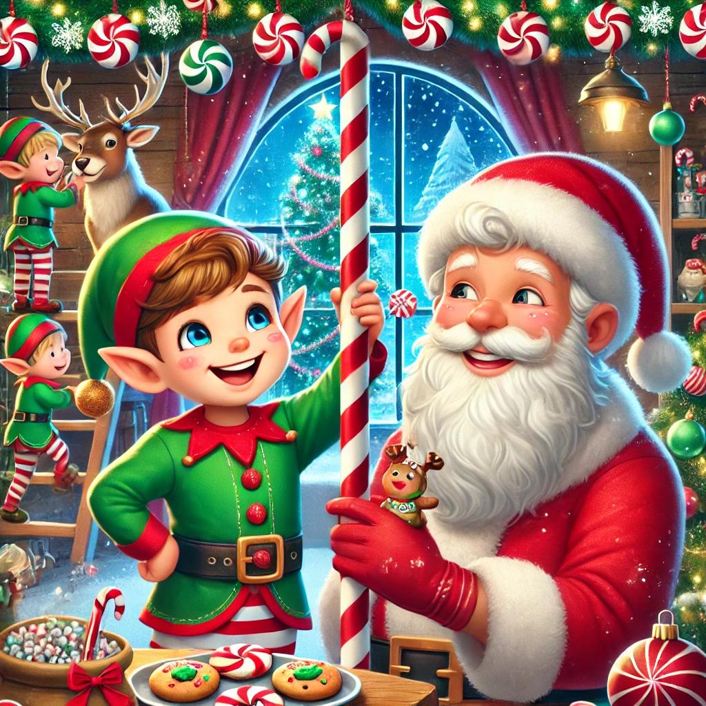 The Elf Who Wanted To Be On the Nice List, a short Christmas story for kids. 