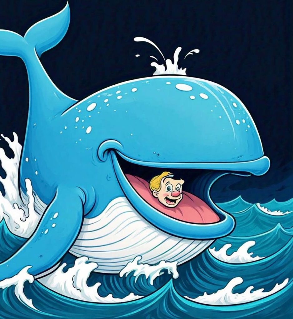 Geppetto had been swallowed by a giant whale