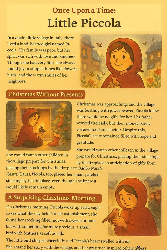 Little Piccola a Best Of Christmas Story summary