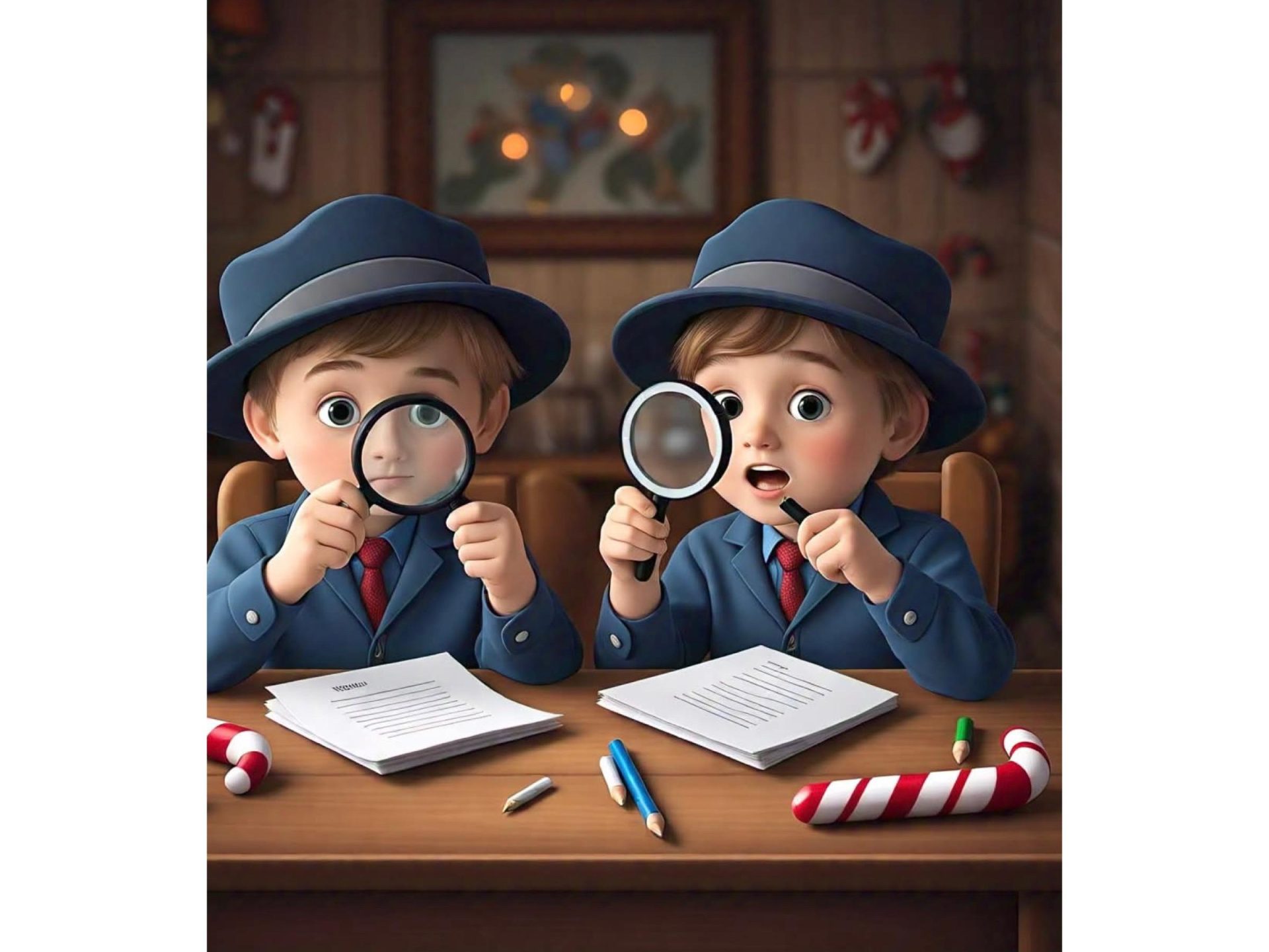 The Candy Cane Mystery, A Christmas Story for Kids