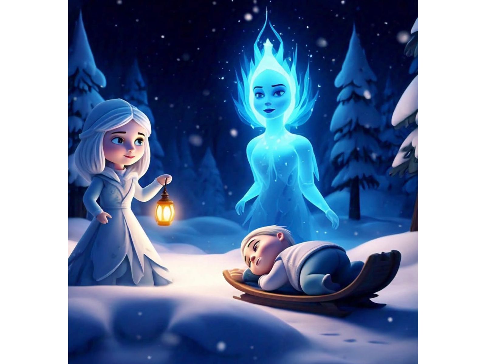 The Snow Queen, A Magical Bedtime Story for Kids With Audio