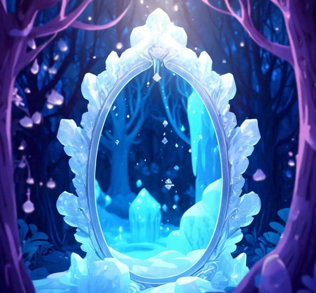 The mirror of ice, a bedtime story for kids.