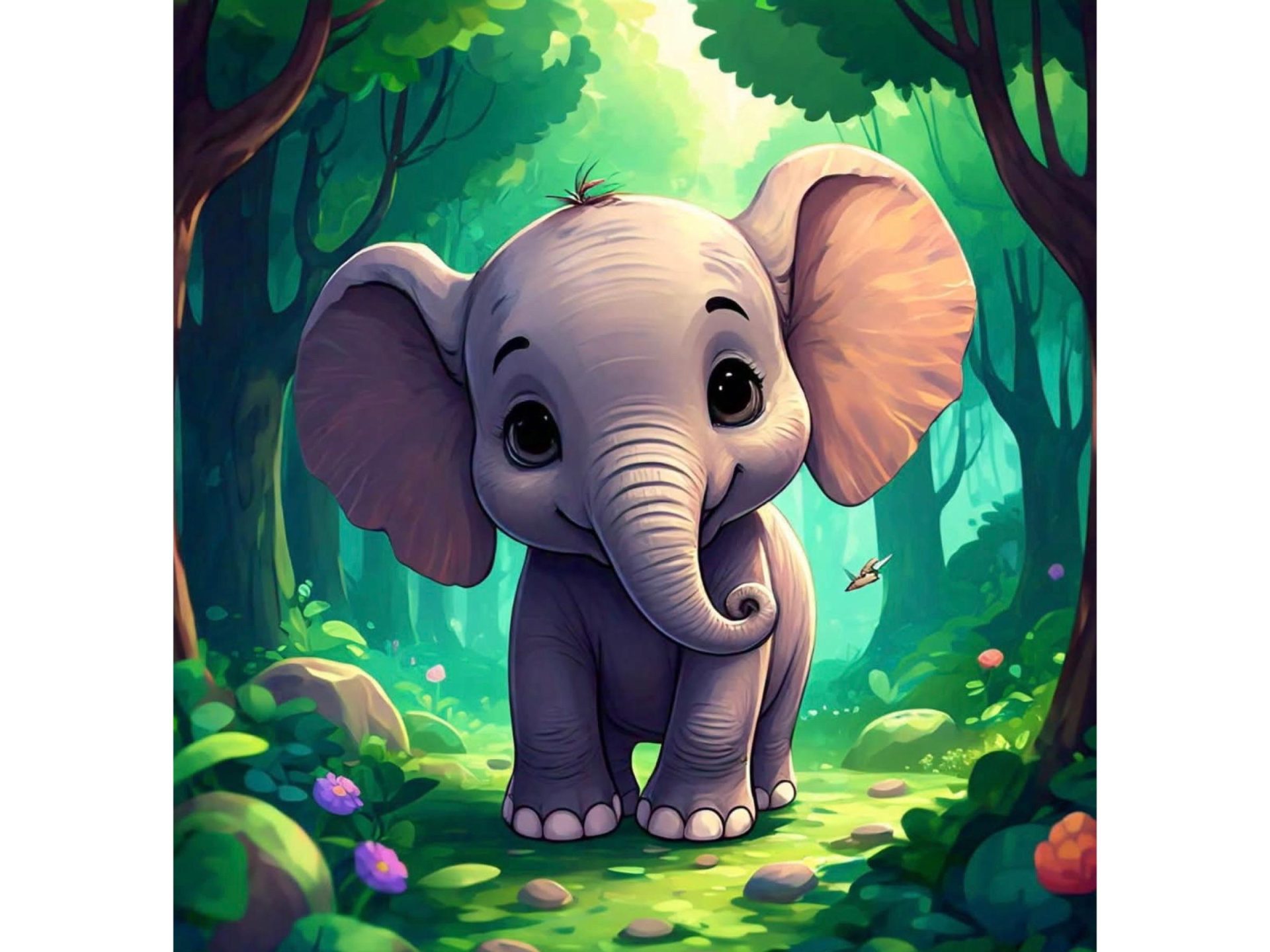 Elephant and Friends, A Heartwarming Tale of Friendship for Kids with Audio.