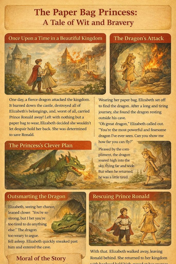 Paper Bag Princess A Best Bedtime Story For Kids