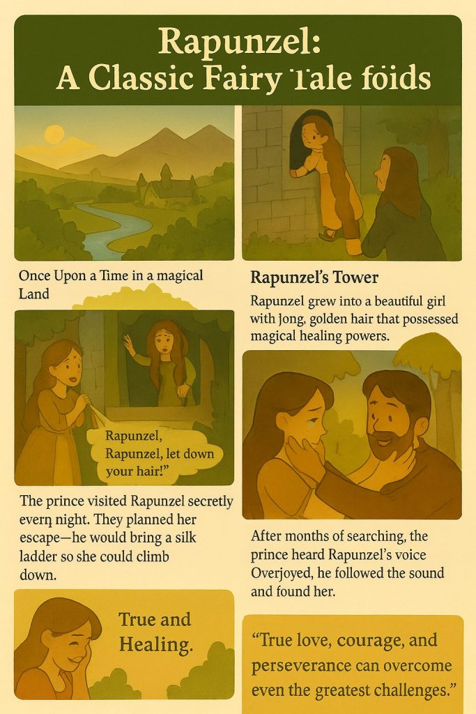 Rapunzel Disney princess story summary 