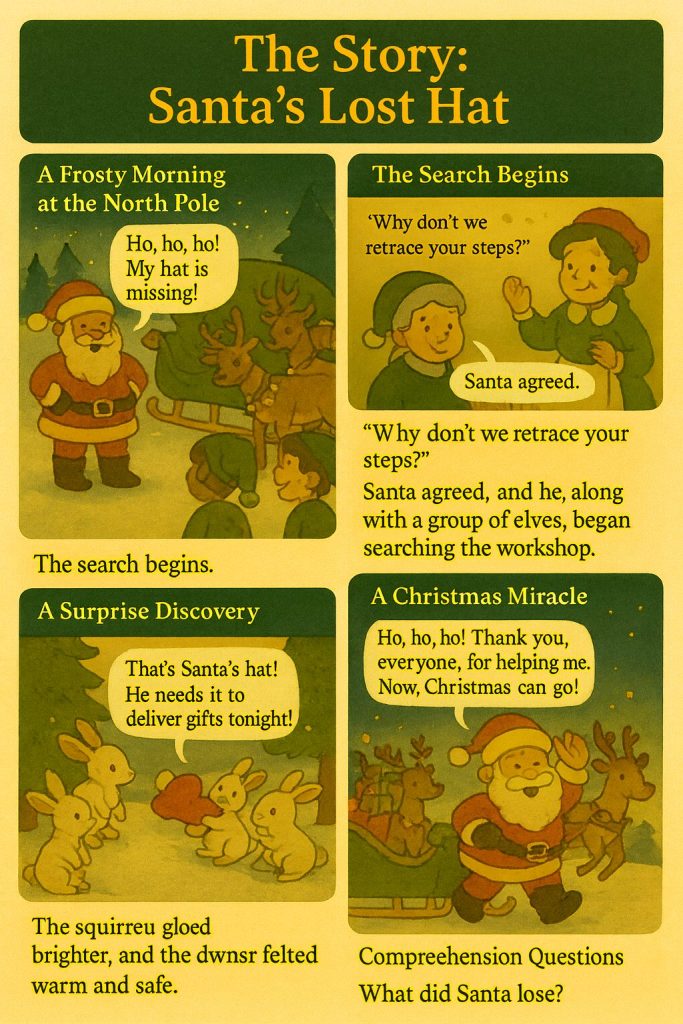Santa’s Lost Hat Christmas Story summary