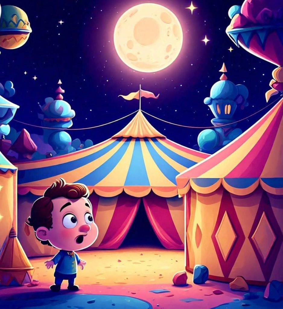 The Arrival of the Moonlight Circus, a best of bedtime stories for kids.