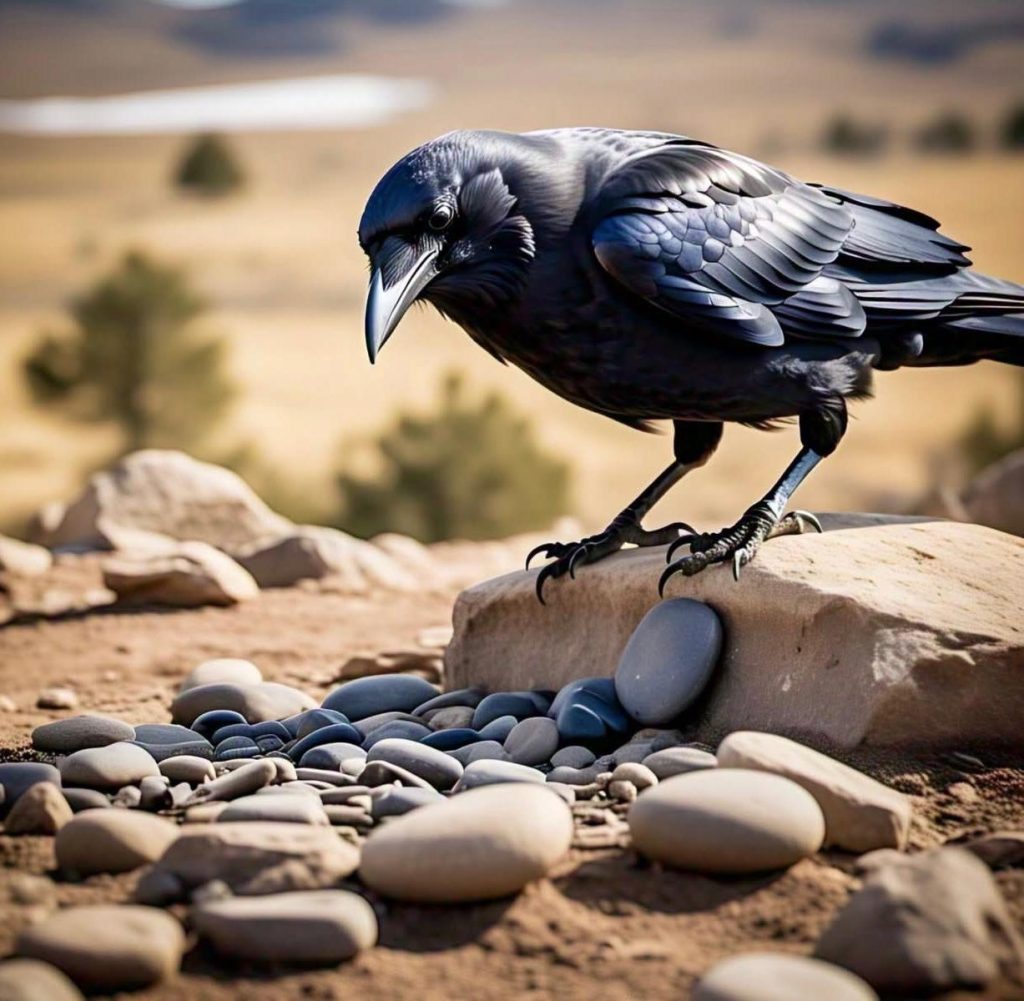 The Crow’s Smart Idea, A short bedtime story for kids.