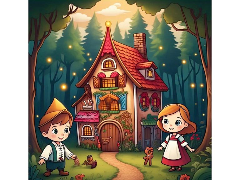 Hansel and Gretel, A Classic Fairy Tale for Kids.