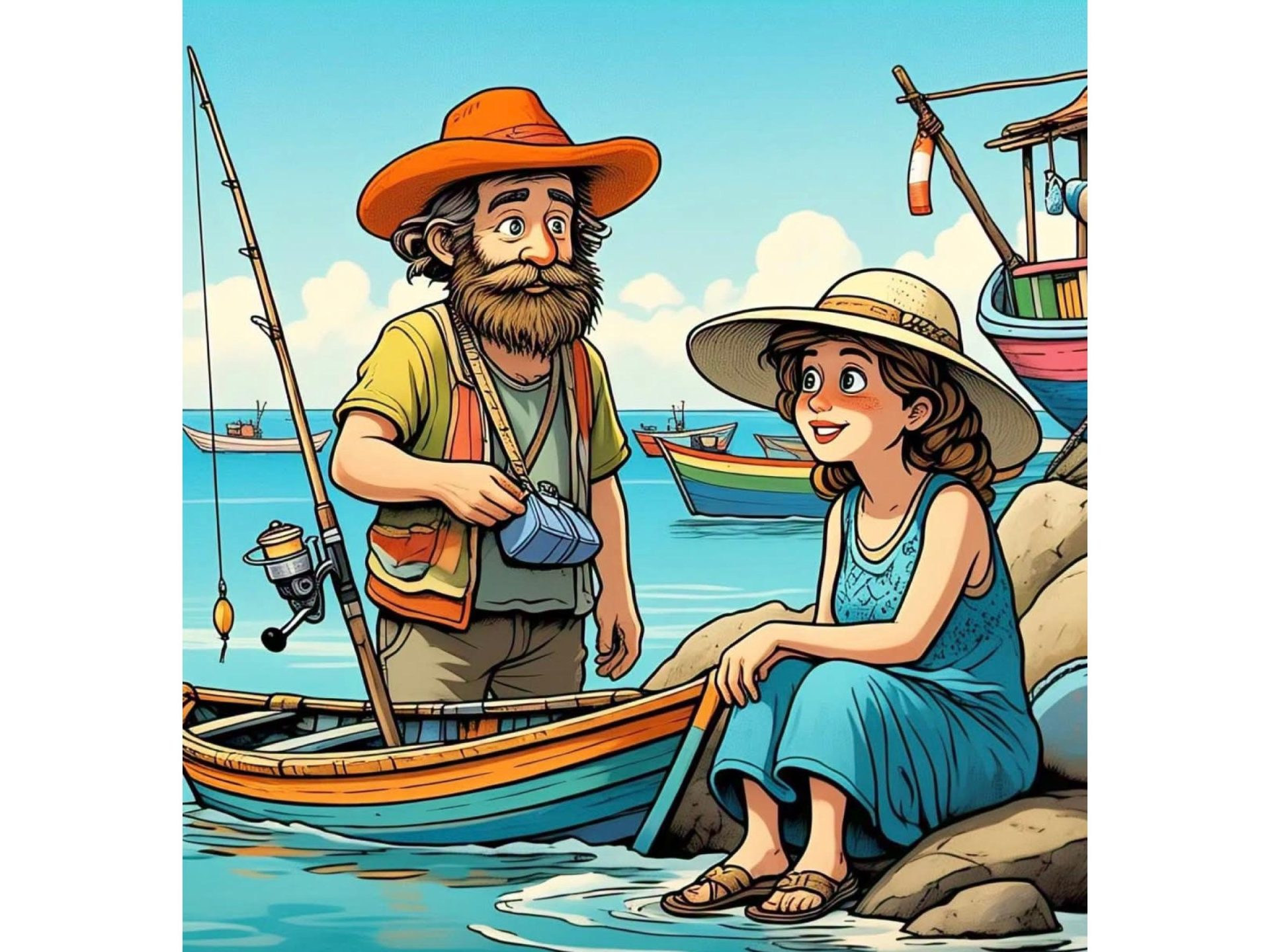 The Fisherman and His Wife, A Short Moral Story for Kids.