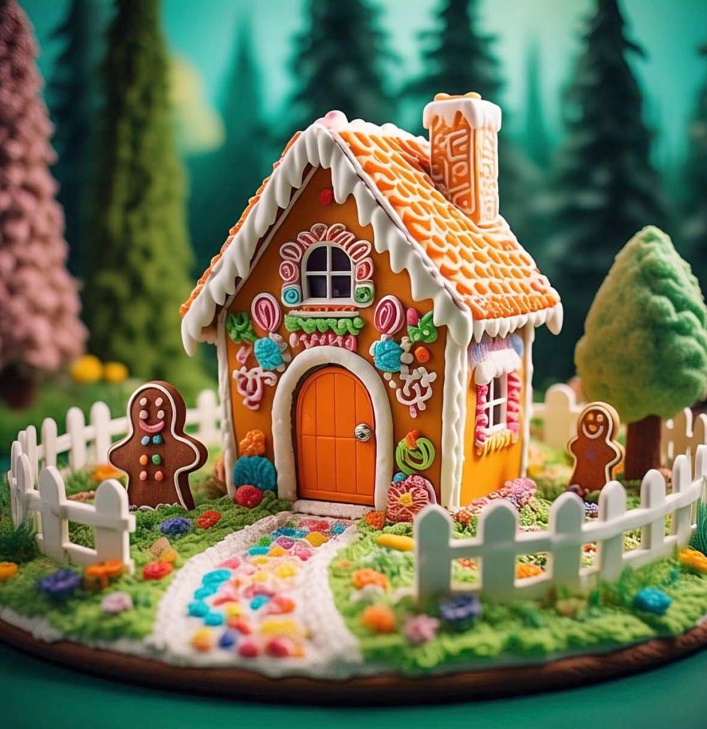 The Gingerbread House, a short story for kids.