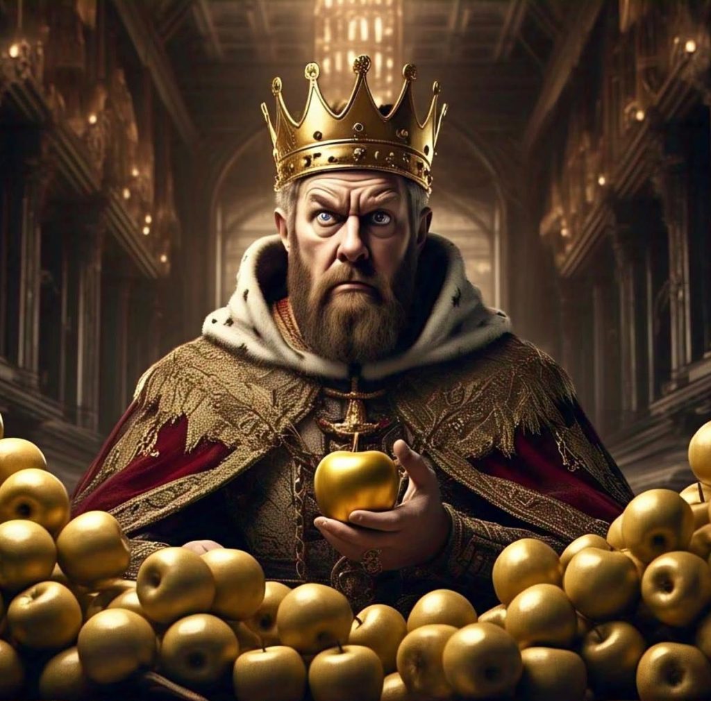 The Greedy King’s Demand, a short moral story for kids.