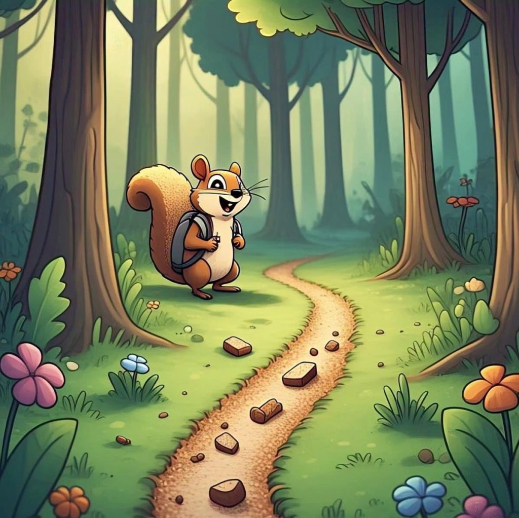 The Trail of Breadcrumbs, a bedtime story for kids.