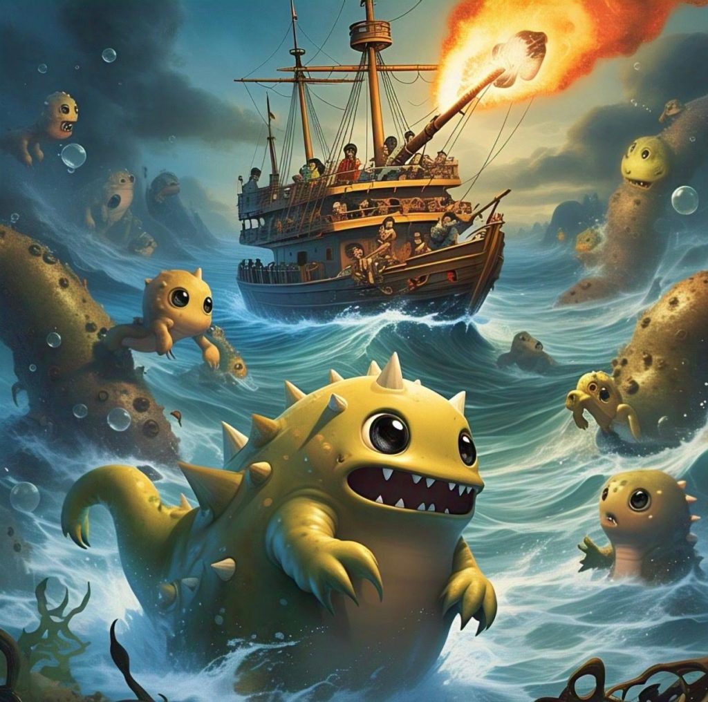 A World of Monsters, A short moral story for kids.