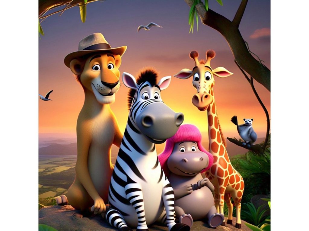 Madagascar, A Fun Bedtime Story for Kids.