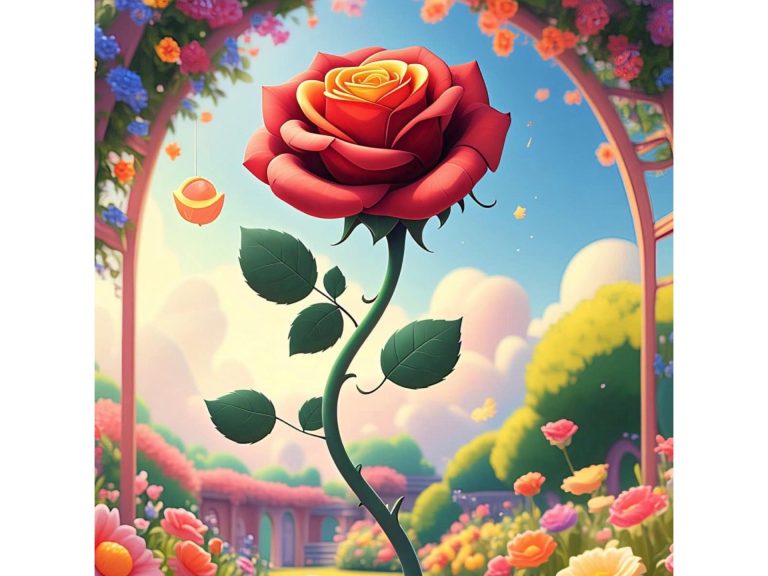 The Proud Rose, a bedtime story for kids