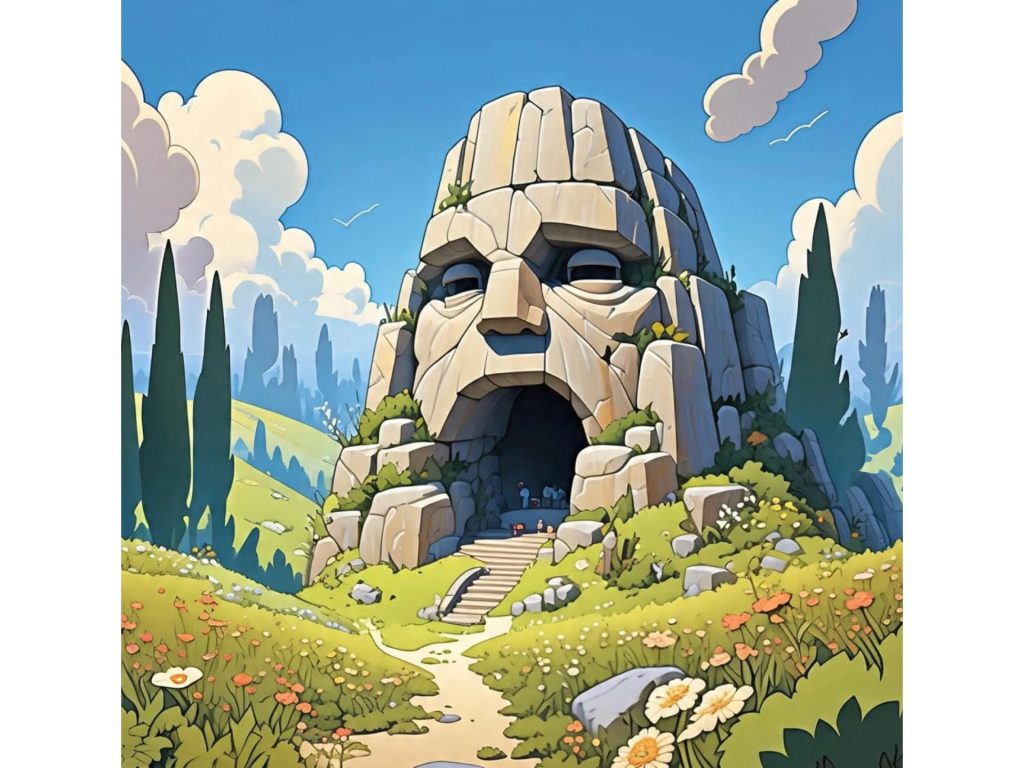 The Great Stone Face, a famous bedtime story for kids