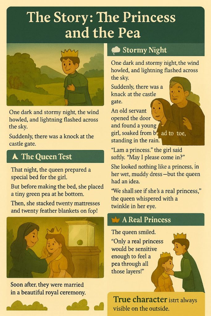 The Princess and the Pea short story summary