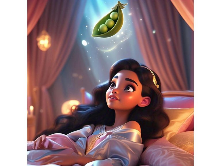 The Princess and the Pea, A Short Fairy Tale for Kids.