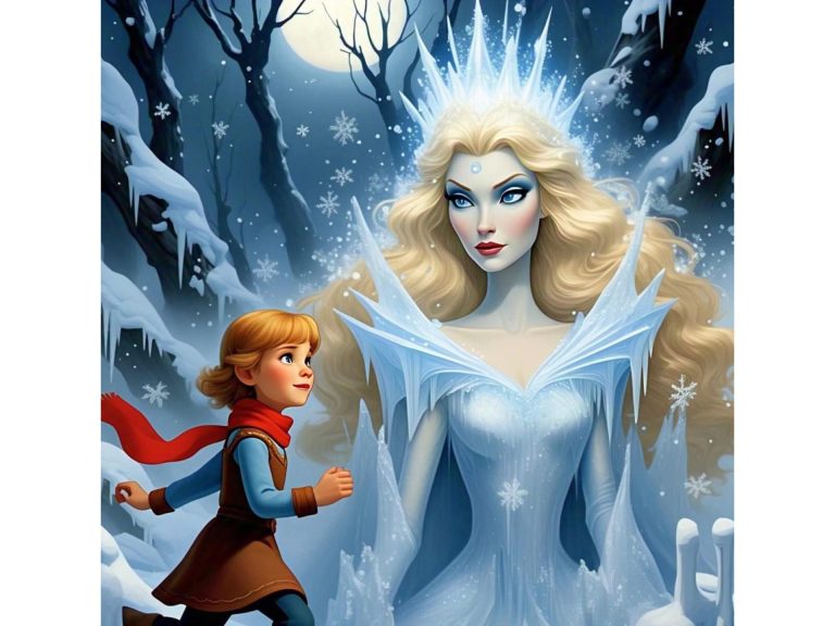 The Snow Queen, A Magical Bedtime Story for Kids.