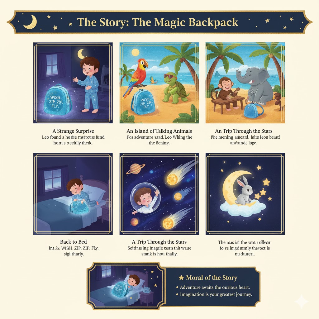 The Magic Backpack bedtime story