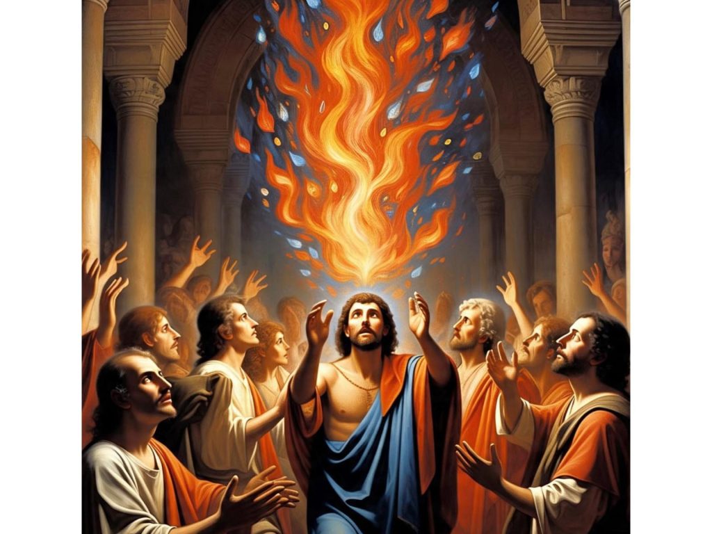 The Story of Pentecost, A Bible Story for Kids.