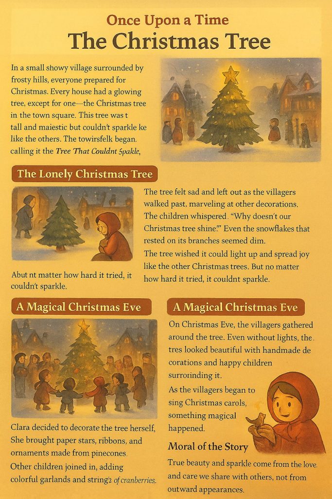 The Christmas Tree Story  for kids  