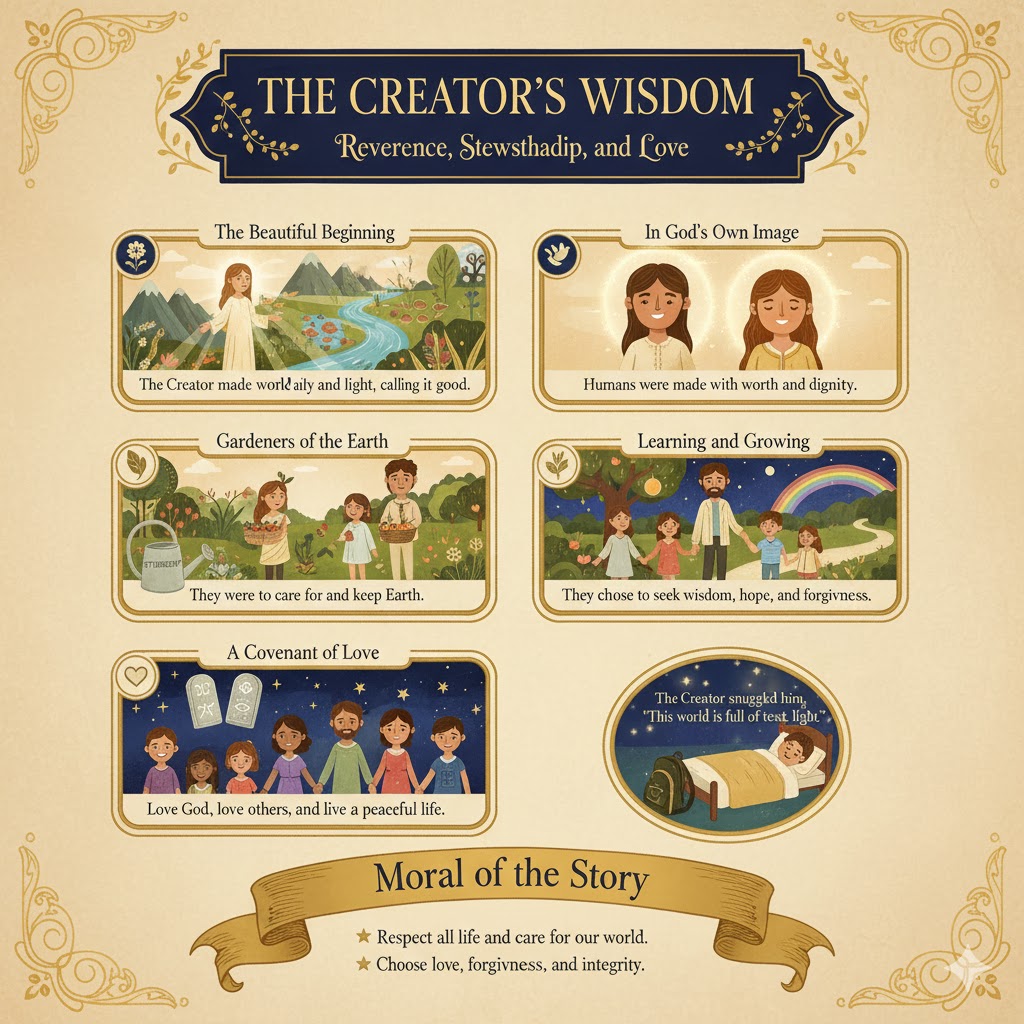 The Creator's Wisdom kids short story with moral