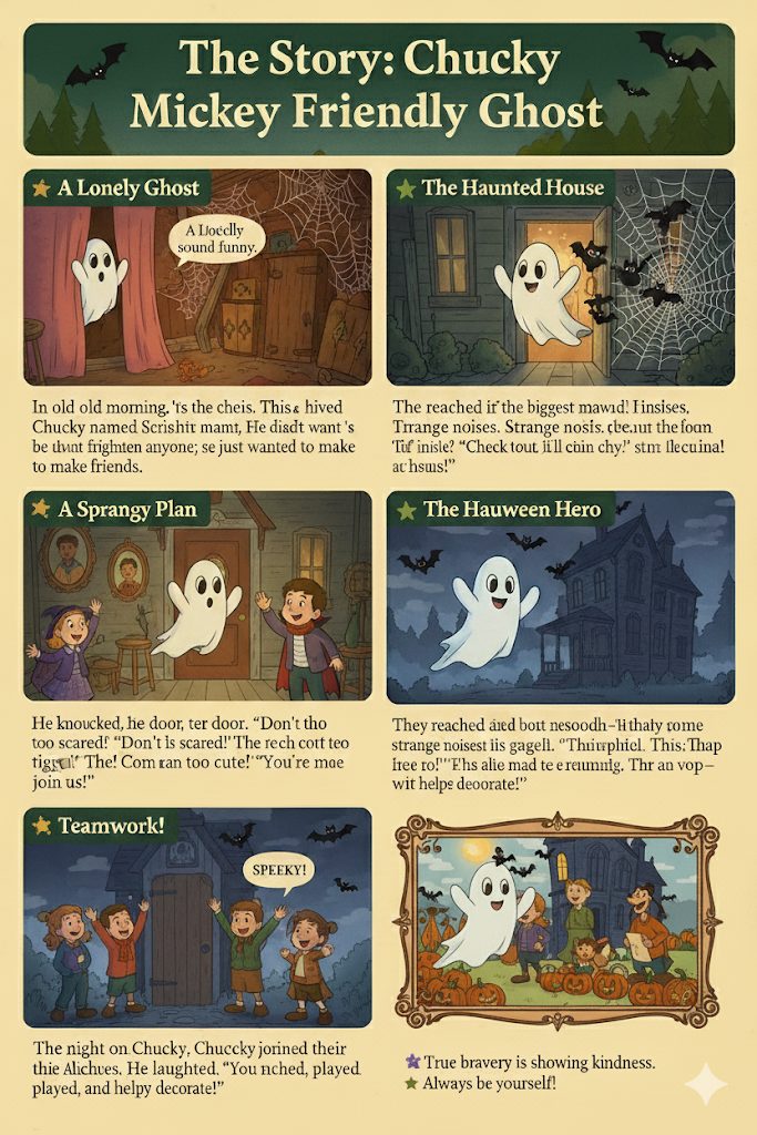 Chucky the Friendly Ghost for Kids