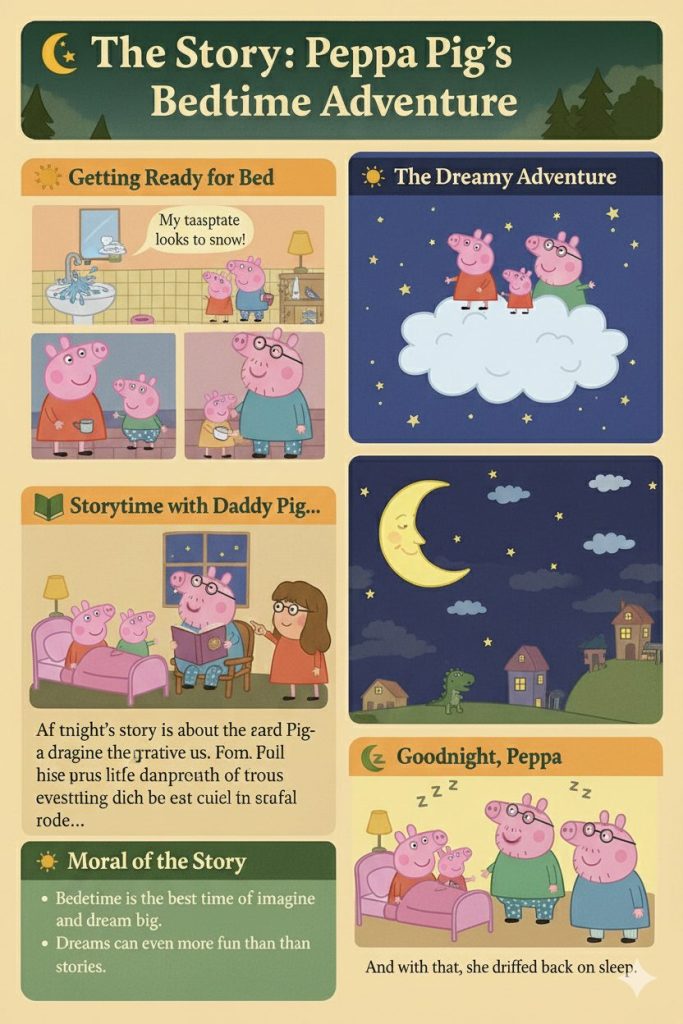 Short Peppa Pig story for kids