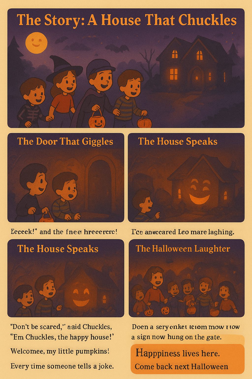 Short Halloween Story for kids