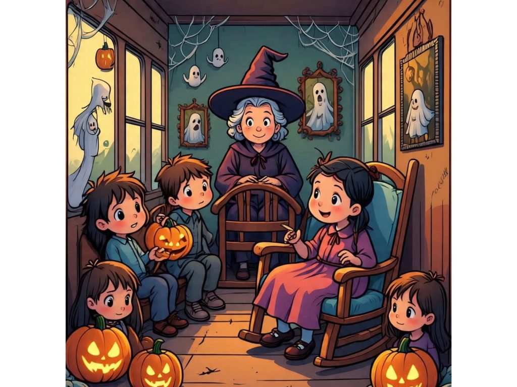 The Landlady a short Halloween, story for kids