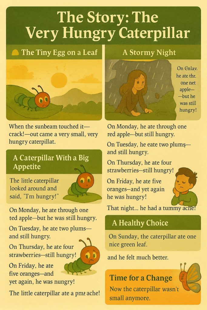 The Very Hungry Caterpillar summary